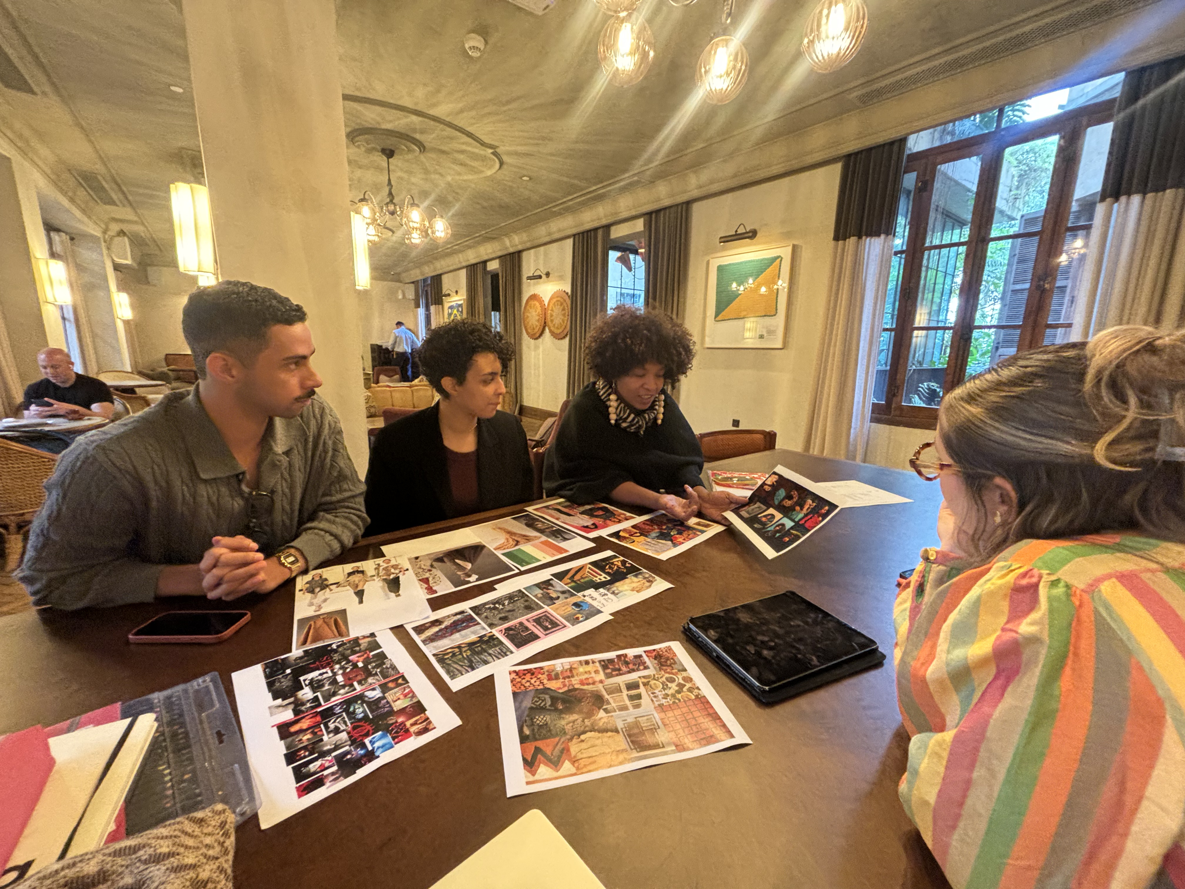 Mentoria na Soho House — apresentação de moodboards